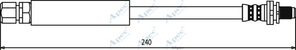 APEC BRAKING Тормозной шланг HOS3387